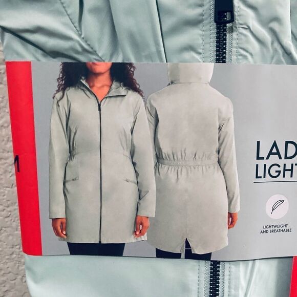 NWT Kirkland Ladies Hooded Lightweight Jacket M - Picture 2 of 3